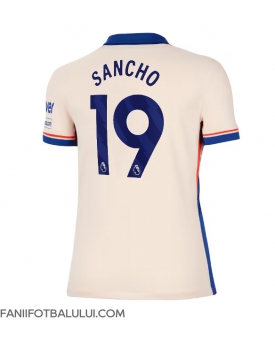 Chelsea Jadon Sancho #19 Tricou Fotbal Replică 2024-25 Femei Deplasare
